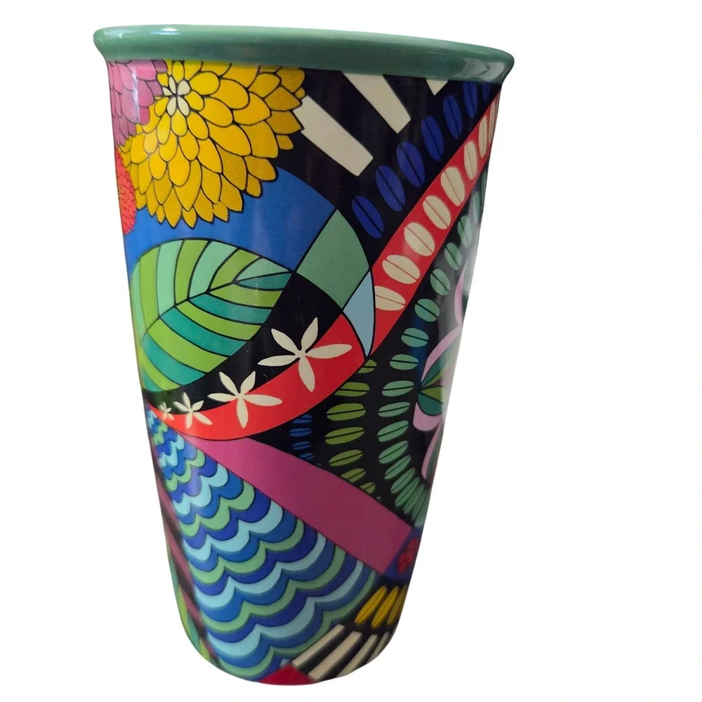 Starbucks Coffee Stories Jessie & Katey Ceramic Travel Tumbler 12oz With Lid